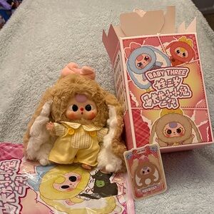 New Baby Three Macaron Cute Bunny V2 - Side to Side Eyes